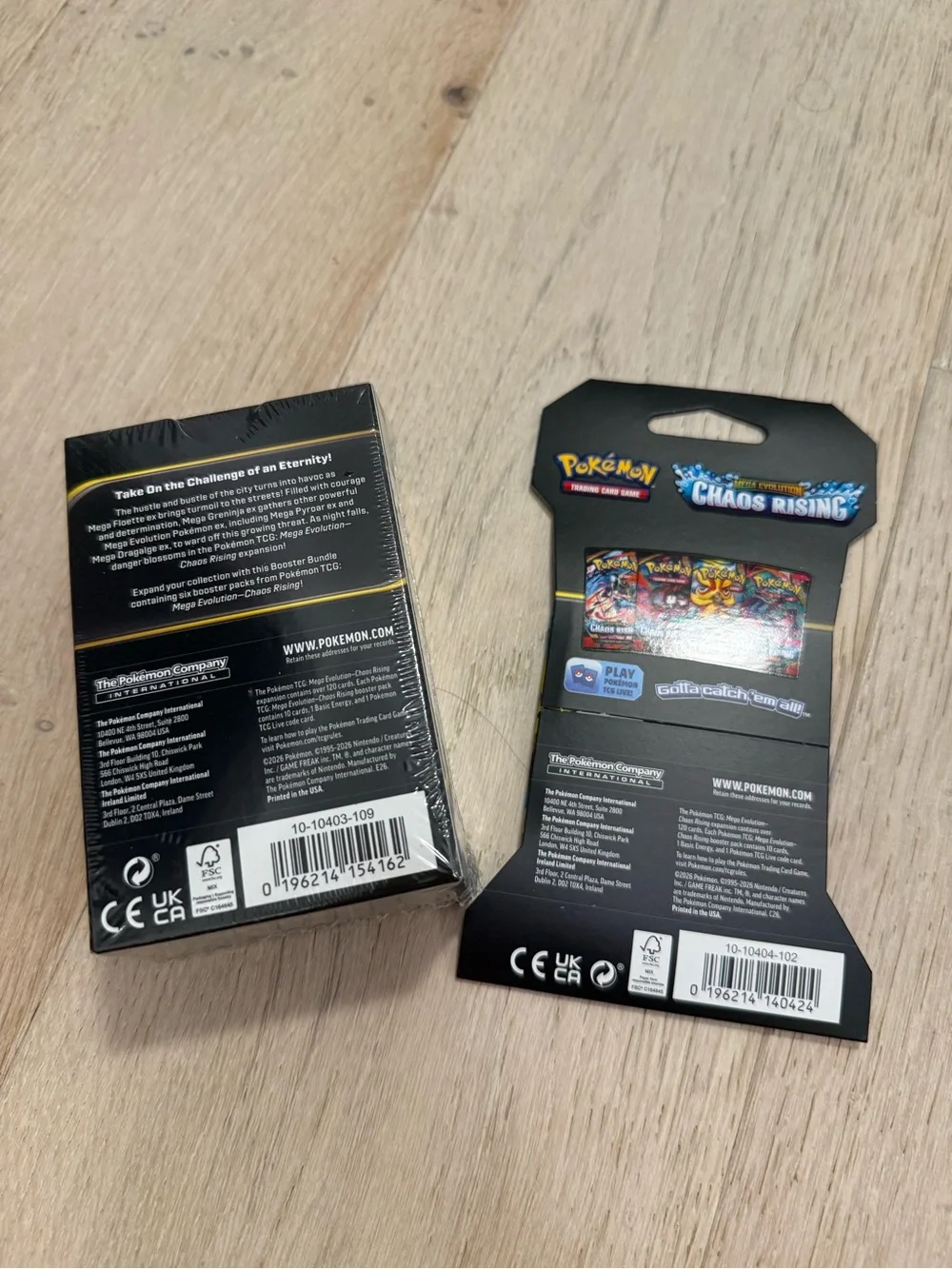 Pokémon TCG Chaos Rising Booster Bundle 6 Packs + 1 Booster Pack